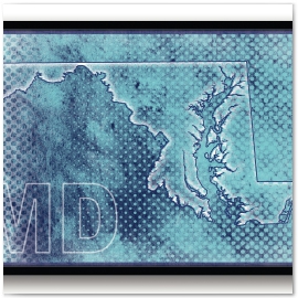 Maryland Moirre Map. Every State and country available. © 2013 Jason and Stacey Haza