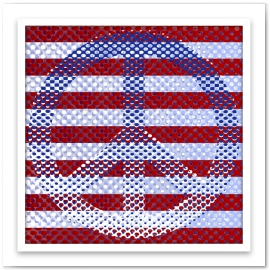 Peace Sign II, Moirre Series 
©2013 Jason Haza