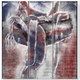 Saddle II. Red White & Ride Series. ©2013 Jason Haza